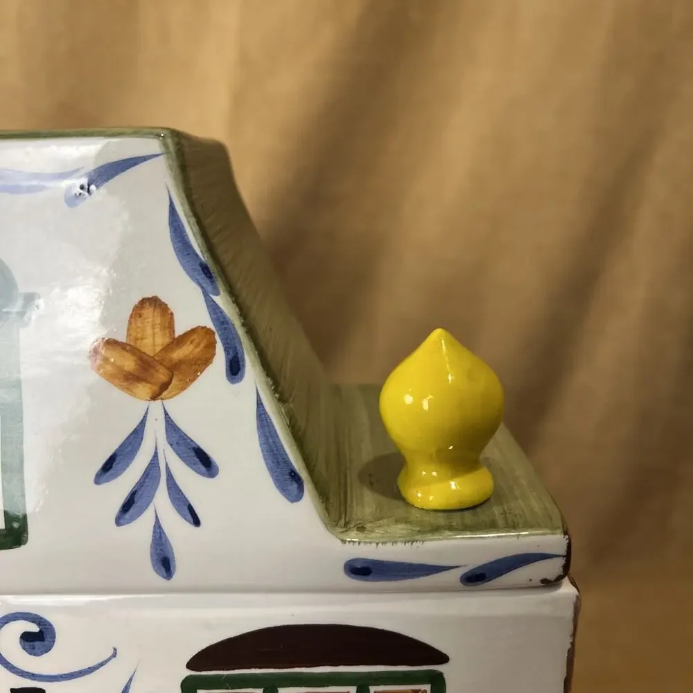 Meiselman Imports THE‎ MILL Cookie Jar Made in Italy Cottage Core